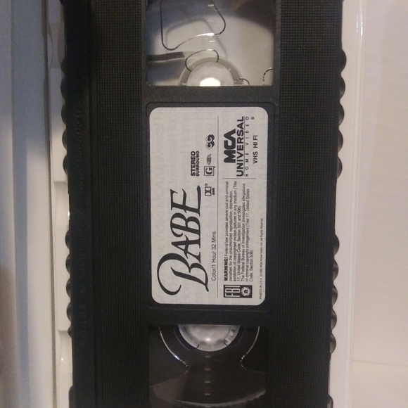 BABE the pig VHS video 2 different tapes - Picture 6 of 7